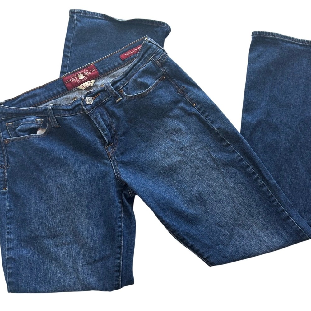 Lucky Brand Sofia Bootcut Jeans Women's 8/29 Regular Medium Wash Blue Mid Rise